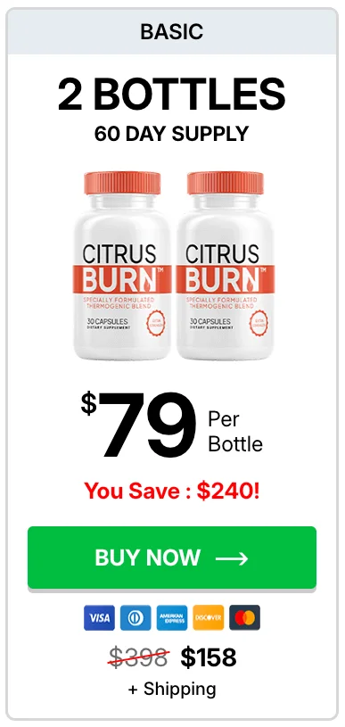 CitrusBurn Prices- 2 Bottles